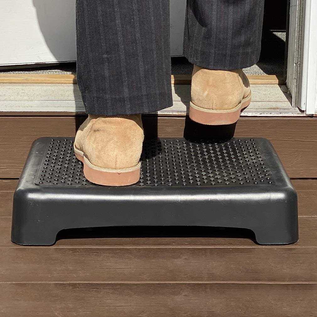 Evelots Mobility Half Step-nonslip Treads-Indoor/Outdoor-Sturdy-Door/Bed/Bathtub
