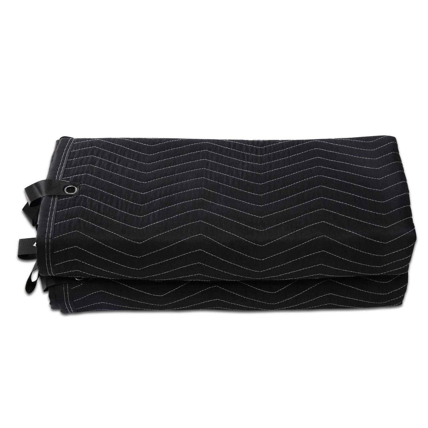 VEVOR Sound Dampening Blanket 96 x 80 Extra Large Studio Grommeted Soundproof Blanket with Grommets Light Blocker for Door Acoustic Noise Blocking