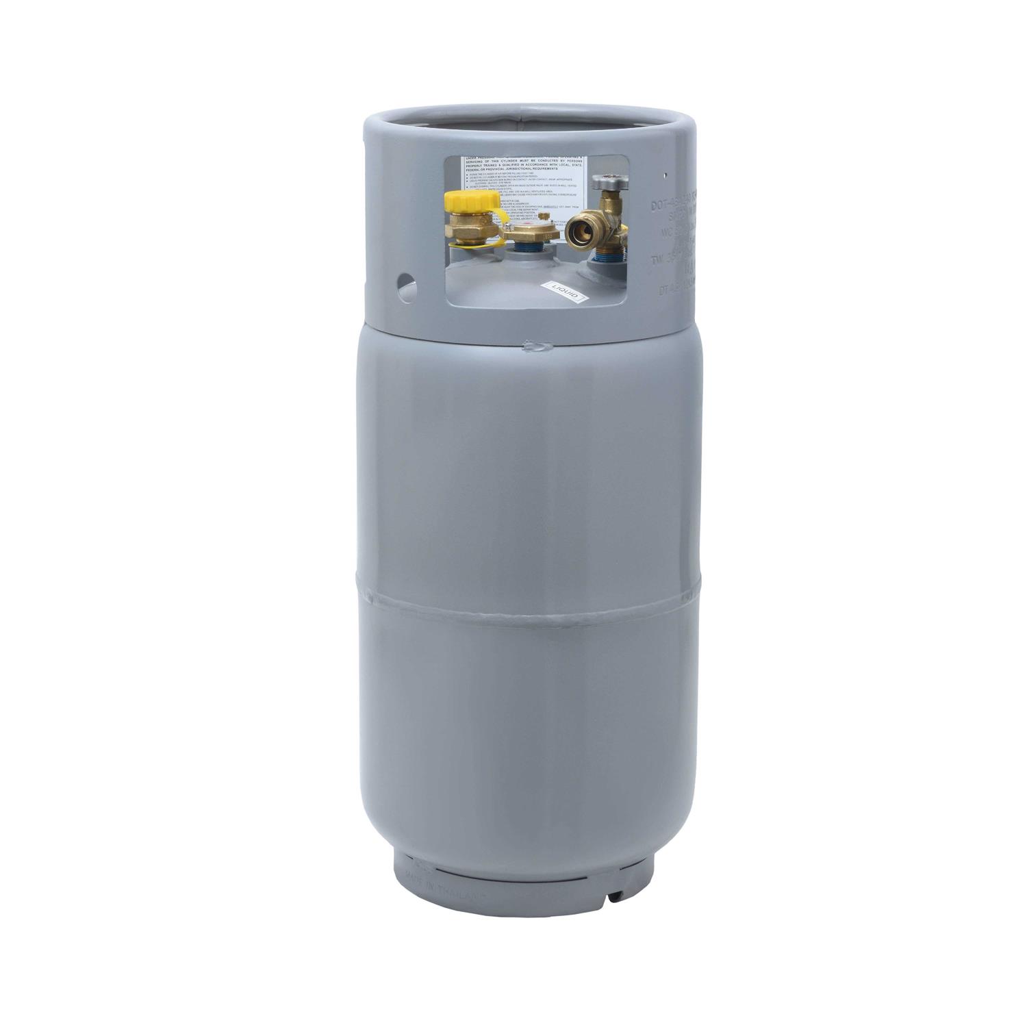 Flame King 33.5lb Steel Propane Tank Forklift Cylinder with Gauge