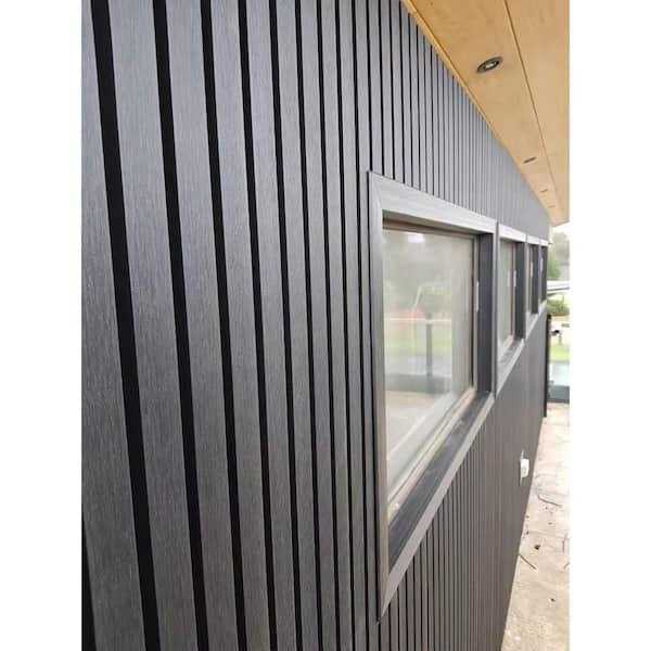 Ejoy 8.5 in. x 94.5 in. x 1 in. Composite Cladding Siding Outdoor Wall Panel Board