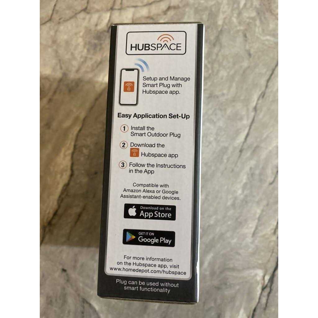 Defiant 15 Amp 120-Volt Smart Outdoor Single Outlet Wi-Fi Bluetooth Plug Powered by Hubspace