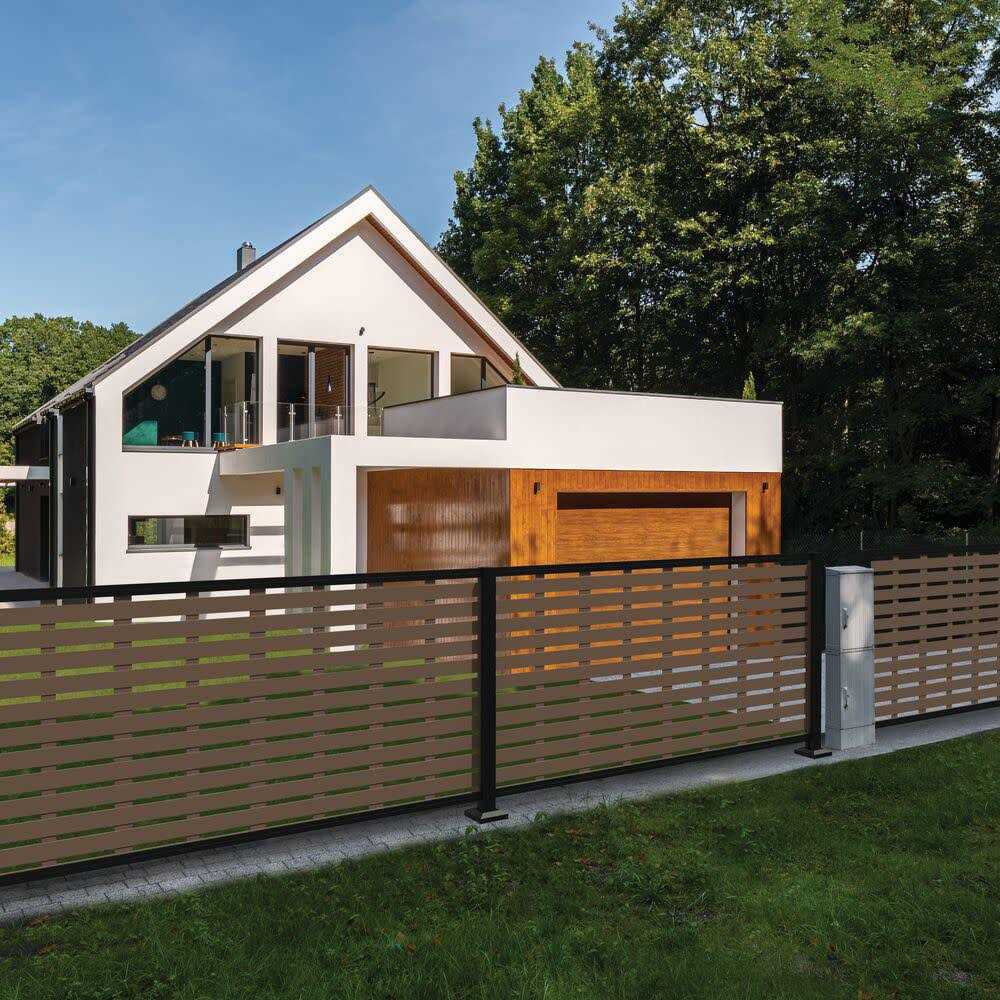 Barrette Outdoor Living 3 ft. x 6 ft. Boardwalk Polypropylene Decorative Screen Panel