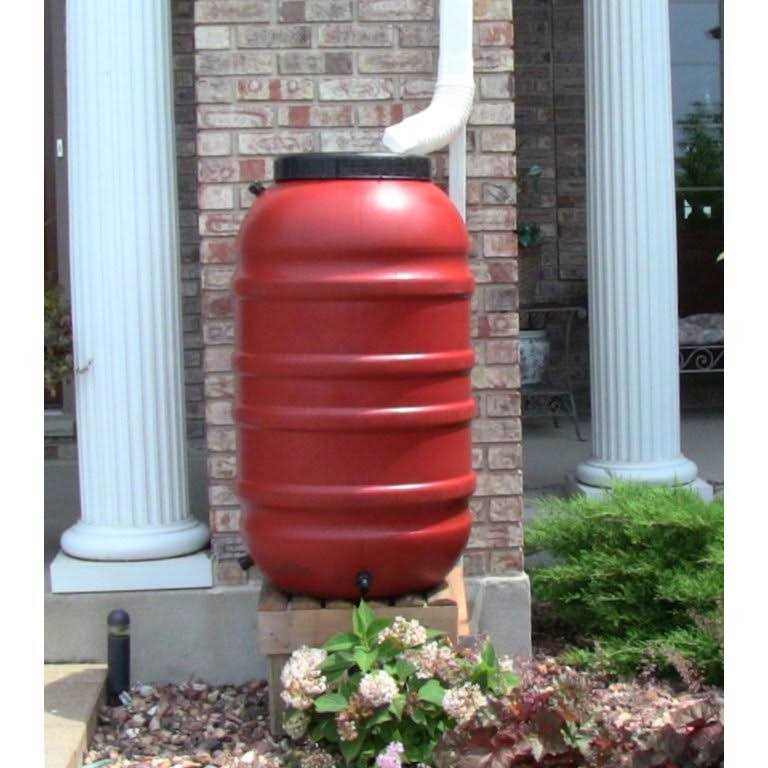 UpCycle Products Terra Cotta Rain Barrel 55 gal. Model #TC-55