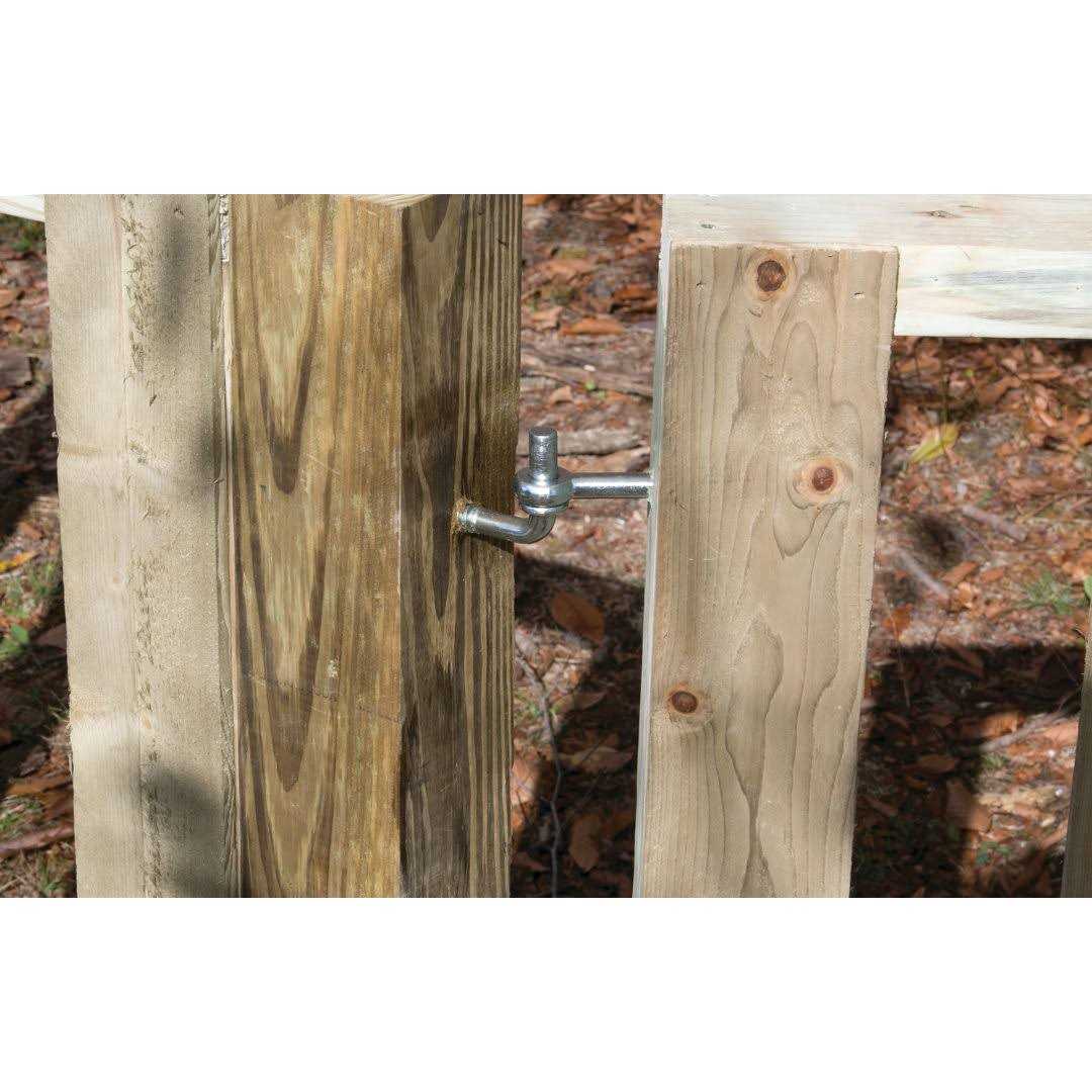 Barrette Outdoor Living 1/2 in. x 4 in. Screw Hook & Eye Hinge 73014547