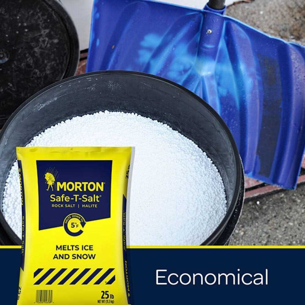 Morton Safe-T-Salt Rock Salt Ice Melt
