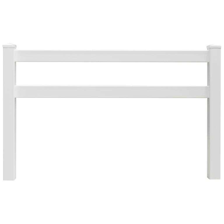 Gardenised Outdoor Vinyl Ranch Garden Gate Fence Border Edging Animal Barrier