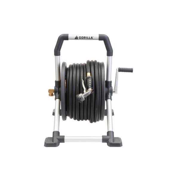 Gorilla 150 ft. Aluminum Zero-Rust Upright Hose Reel