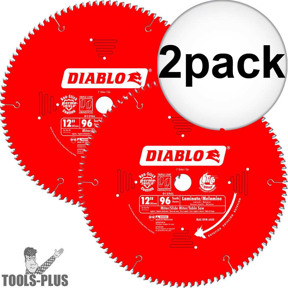 Diablo 12 in. 96-Tooth Laminate Circular Saw Blade D1296L