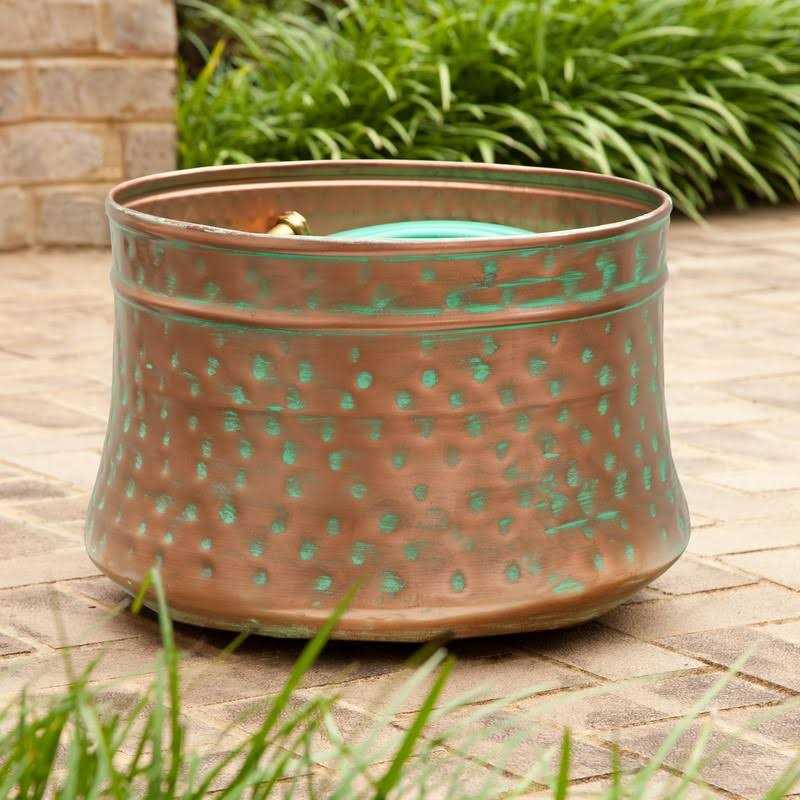 Liberty Garden 1917 Decorative Rustic Garden Hose Storage Pot