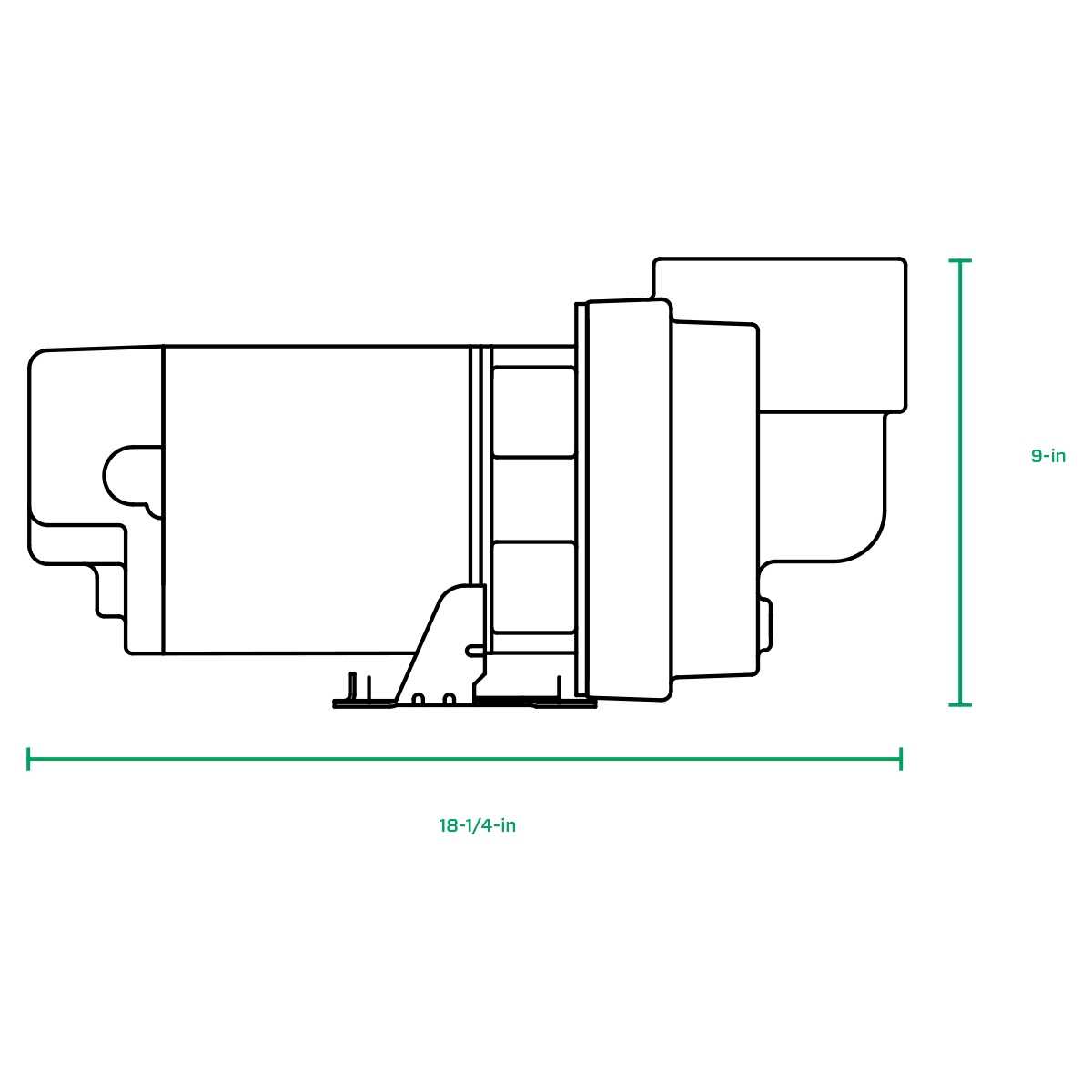 Zoeller 2-HP 115 and 230-Volt Cast Iron Lawn Pump 1333-0006