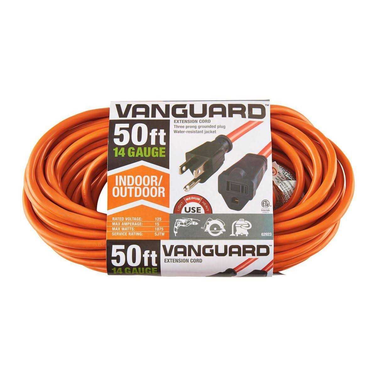 Vanguard 50 ft. x 14/3 Gauge Indoor/Outdoor Extension Cord
