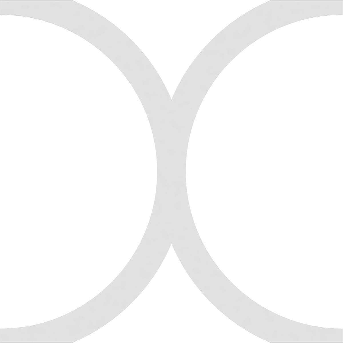 Ekena Millwork Large Beacon Decorative Fretwork Wall Panels in Architectural Grade PVC