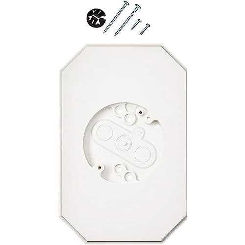 iMBAPrice 8141DBL-1 Siding Lamp Mounting Kits with Built-in Box for 1/2 Inch Outdoor Double 4 Siding Lap