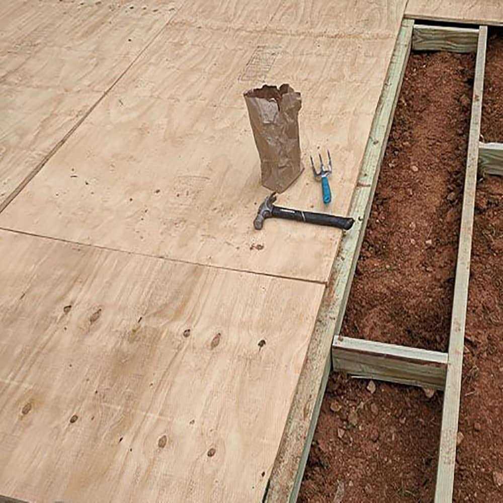 Unbranded 3/4-in x 4-ft x 8-ft Pressure Treated Douglas Fir Plywood Sheathing CDX34CAL