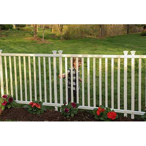 Zippity Outdoor Products Baskenridge No-Dig Vinyl Fence Kit