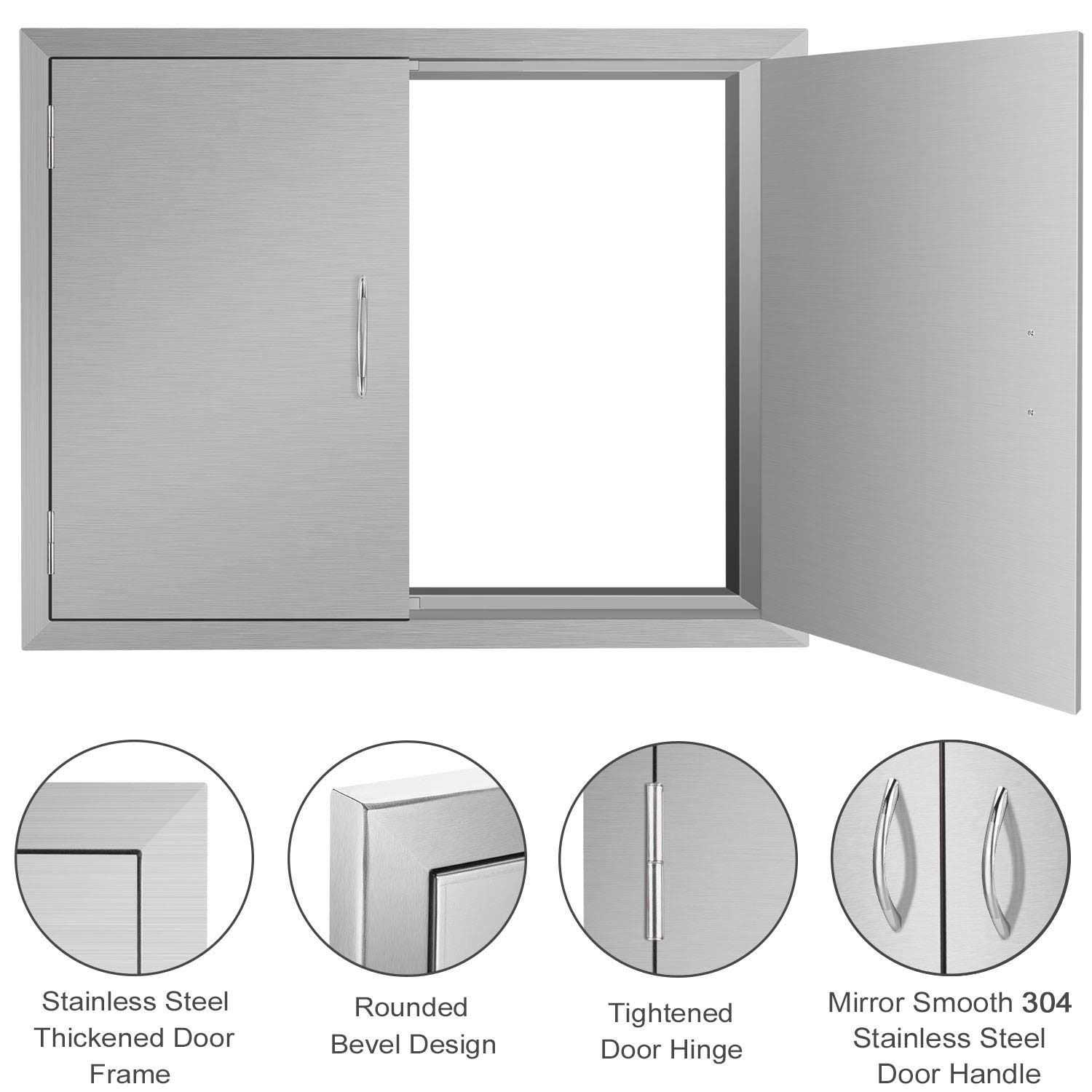 Seeutek Outdoor Kitchen Doors BBQ Access Door