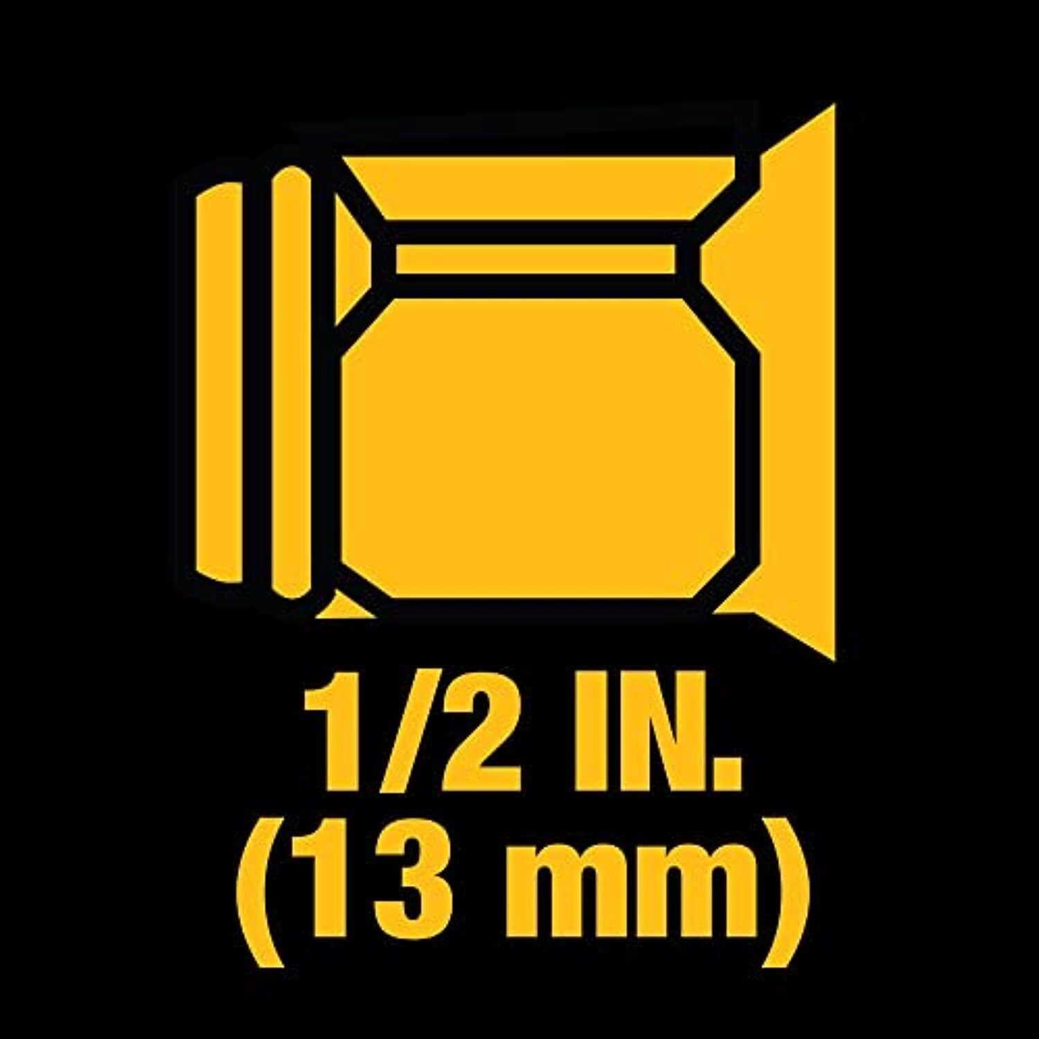 DeWalt 20V MAX* XR 1/2 In. High Torque Impact Wrench with Hog Ring Anvil DCF900B