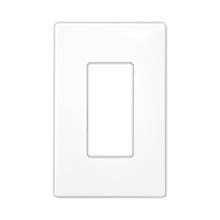 Eaton PJS26W Arrow Hart PJS26 Decorative Screw Less Wall Plate, 1 Gang, 3.13 in L x .5 in W x 4.88 in H, White