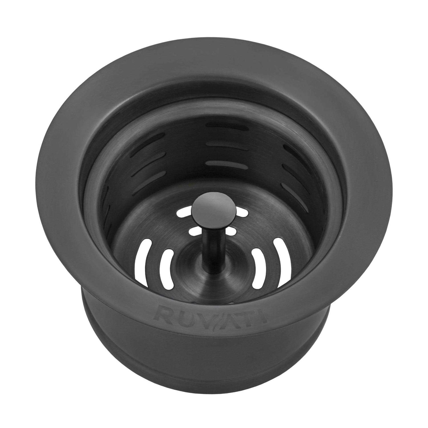 Ruvati Extended Garbage Disposal Flange with Deep Basket Strainer for Kitchen Sinks RVA1049ST
