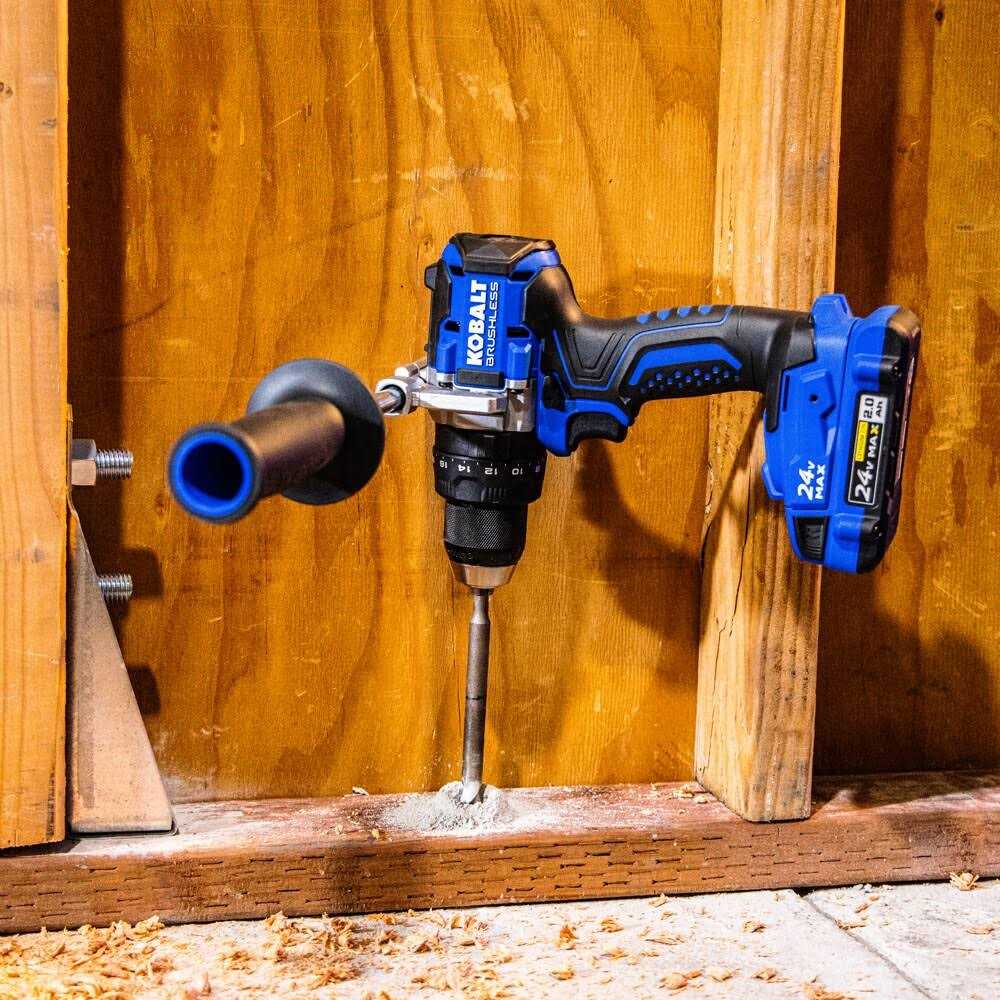 Kobalt 1/2-in 24-volt-Amp Variable Speed Brushless Cordless Hammer Drill