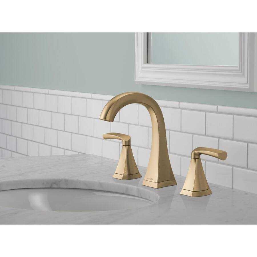 Delta Pierce Two Handle Widespread Bathroom Faucet