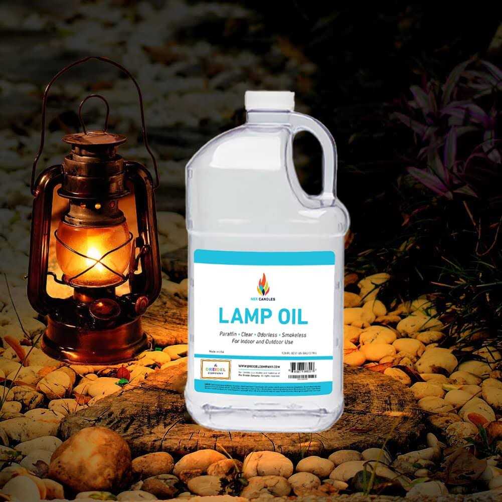 Liquid Paraffin Lamp Oil 1 Gallon Smokeless, Odorless, Ultra Clean Burning Fuel for Indoor and Outdoor Use