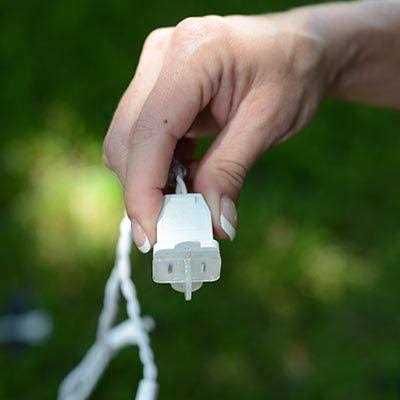 Seasonal Lighting Weatherproof Kit Outdoor Extension Cord Gasket and Plugs & Christmas Light Weatherproof Gasket