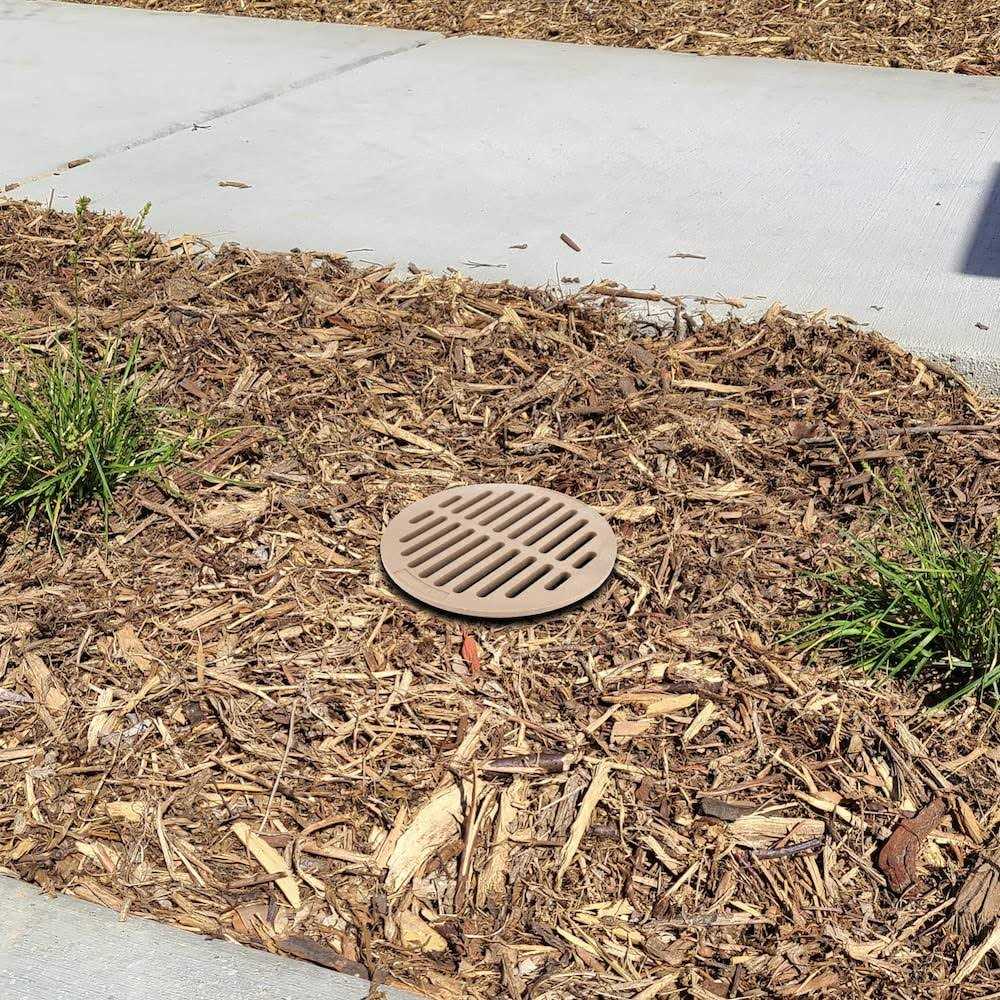 Premium USA Made Outdoor Round Flat Drain Grate Cover