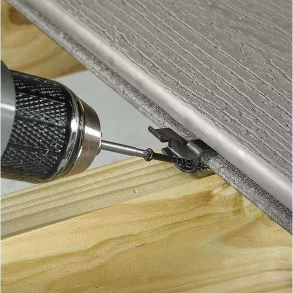 FastenMaster Universal hidden deck Fastening System – Stainless steel hidden deck screws and clips – Black