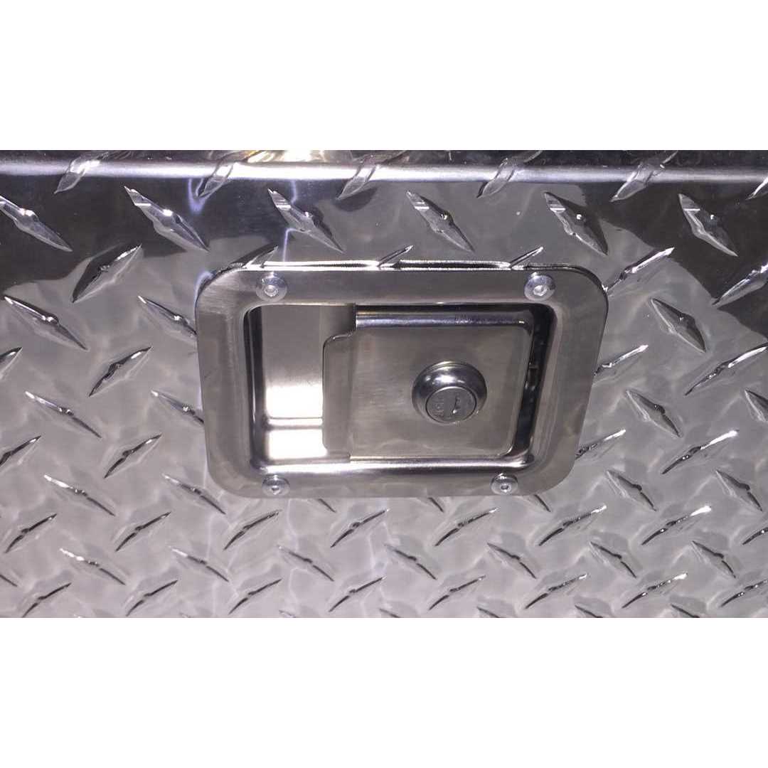 Hornet Outdoors Large Universal Fit Diamond Plate Aluminum Tool Box