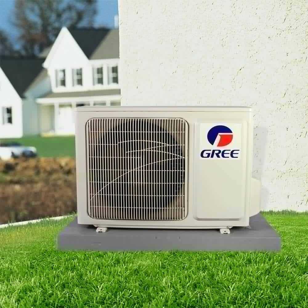 Unbranded 18 in. x 36 in. x 3 in. HDPE Condenser Mounting Pad for Ductless Mini Split Outdoor Units