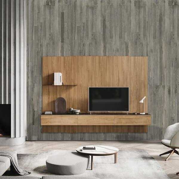 CALHOME 1/4 in. x 8 ft. Unfinished Pine Finger Joint Wood Decorative Wall Panel