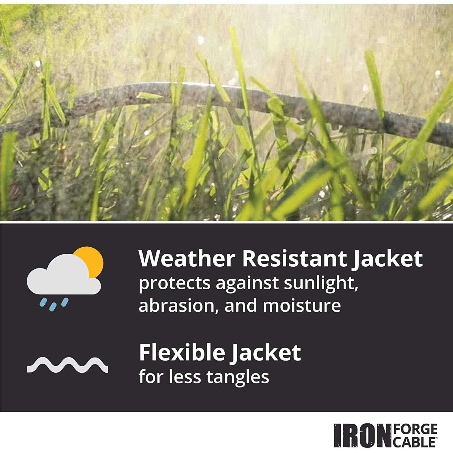 Iron Forge Cable Outdoor Extension Cord Power