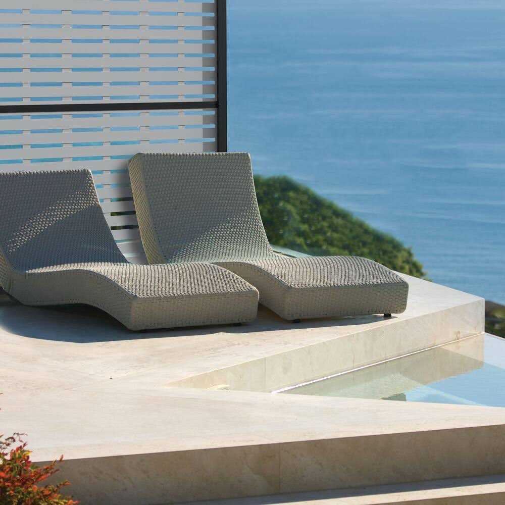 Barrette Outdoor Living 3 ft. x 6 ft. Boardwalk Polypropylene Decorative Screen Panel