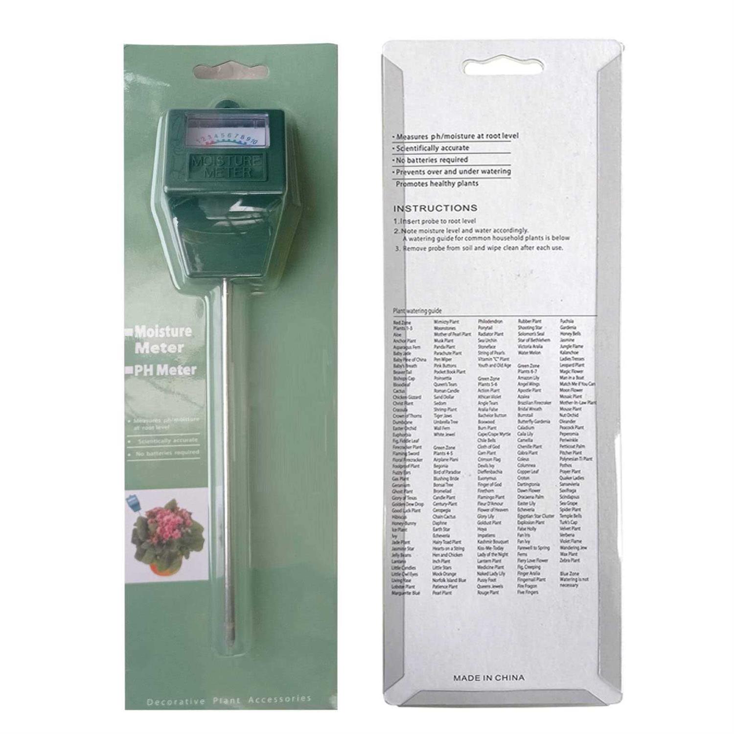 Soil Moisture Meter,Soil Tester Kit for House Potted Plants Care,Garden,Lawn,Indoor Outdoor seedlings,Soil Hygrometer Moisture Reader Sensor Probe