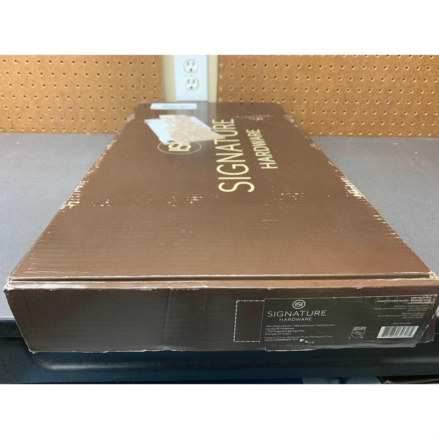 Signature Hardware Greyfield Single Hole Pull-Down Kitchen Faucet