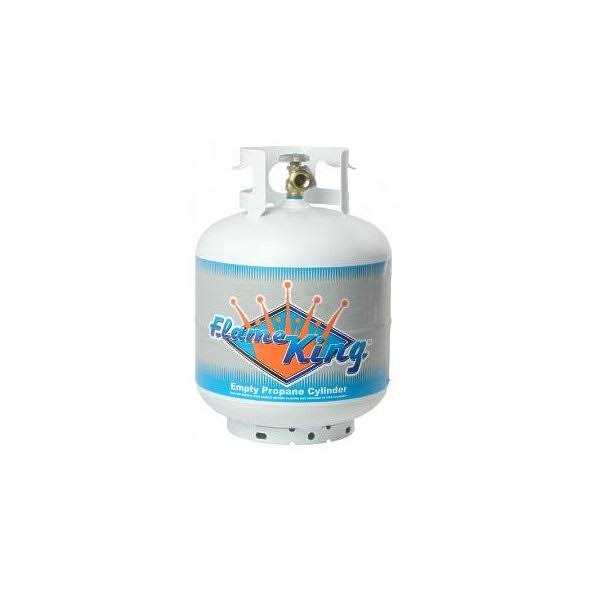 Flame King 20-lb. Propane Tank Cylinder with OPD Valve & Built-in Gauge