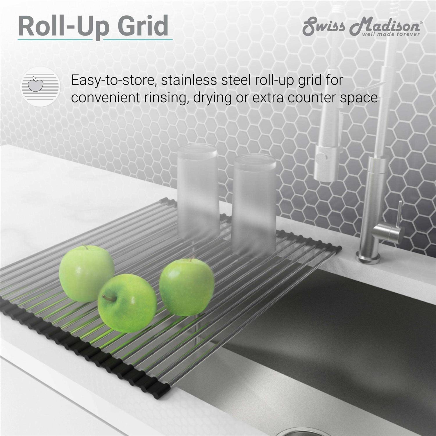 Swiss Madison Toulouse Stainless Steel 27 in. Single Bowl Undermount Kitchen Sink SM-KU634