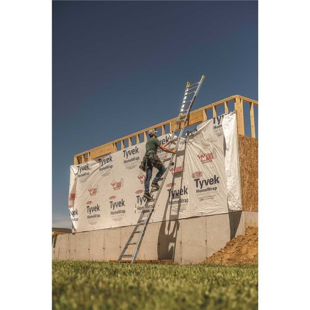 Gorilla Ladders GLMPXA-22 22 ft. Reach MPXA Aluminum Multi-Position Ladder with 300 lbs. Load Capacity Type IA Duty Rating