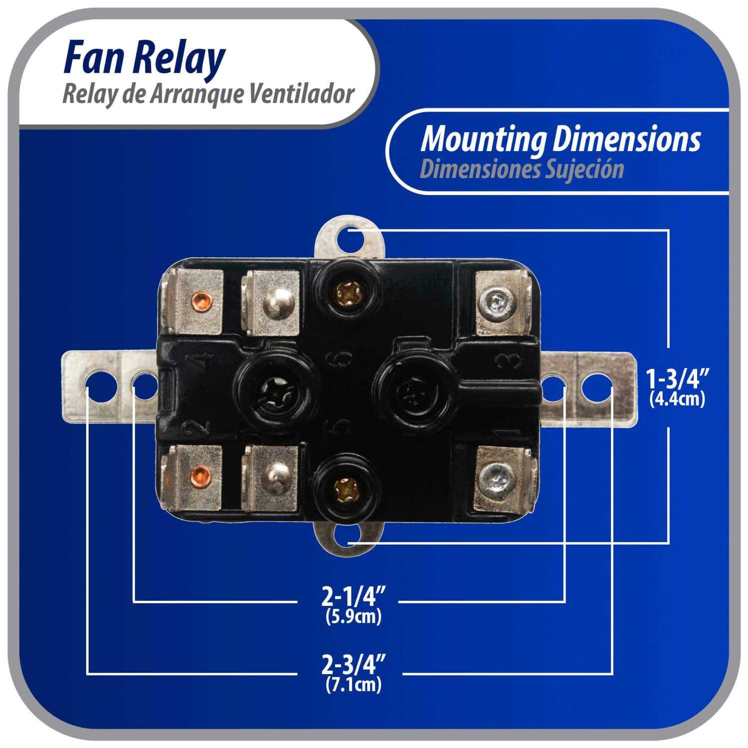 90-380 Appli Parts Heavy Duty Switching Fan Relay 24 VAC Coil SP Normally Open an SP Normally Closed AC and heating Furnace blower Relay Universal