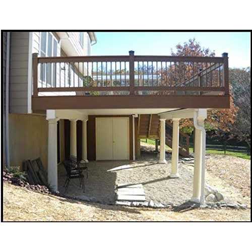 Goberco Under Deck Drainage System -Z/50/16-50 Long Roll for 16 Joist Spacing 30 Mil Thick Trough Top Side is