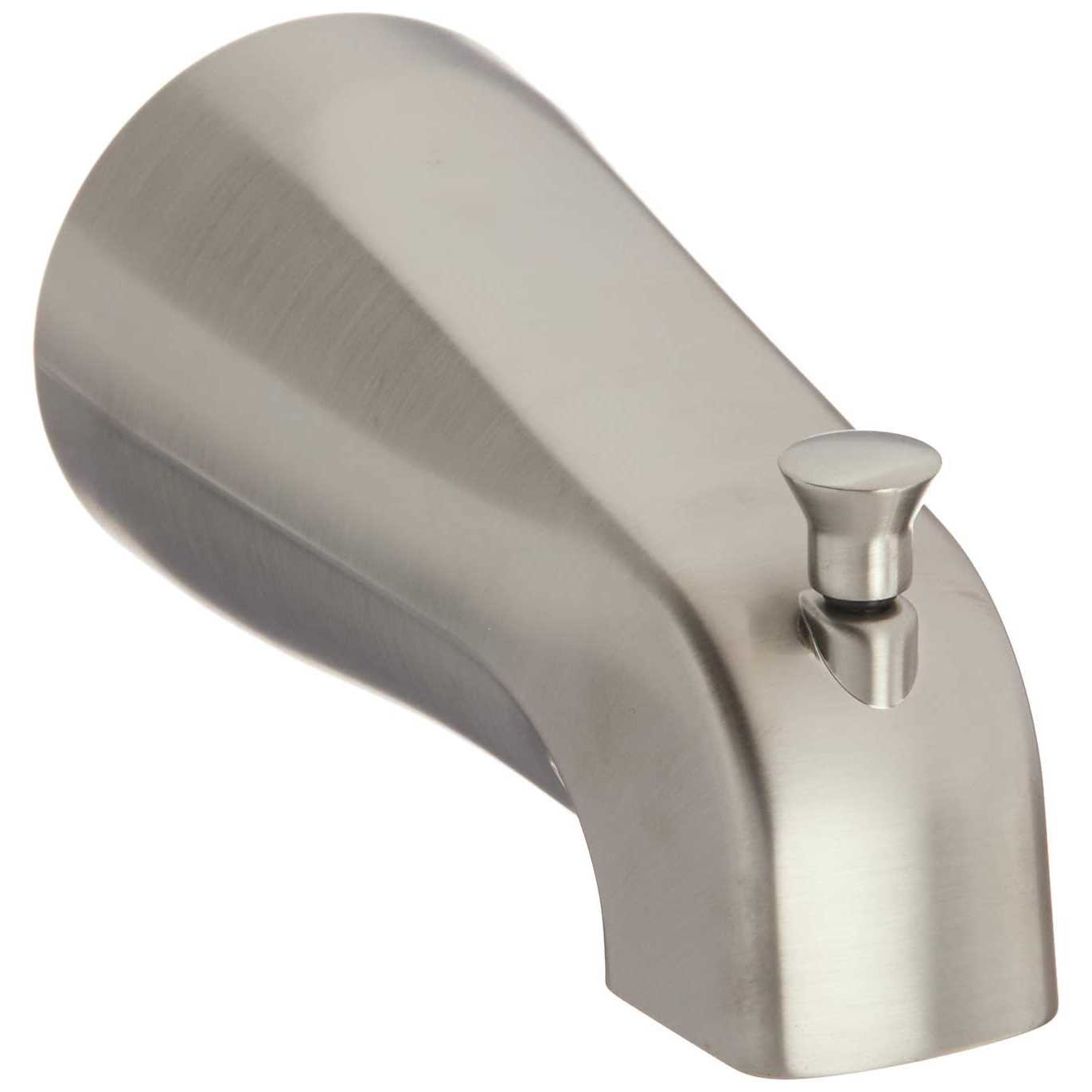 Moen Commercial Classic Brushed Nickel Diverter Tub Spout