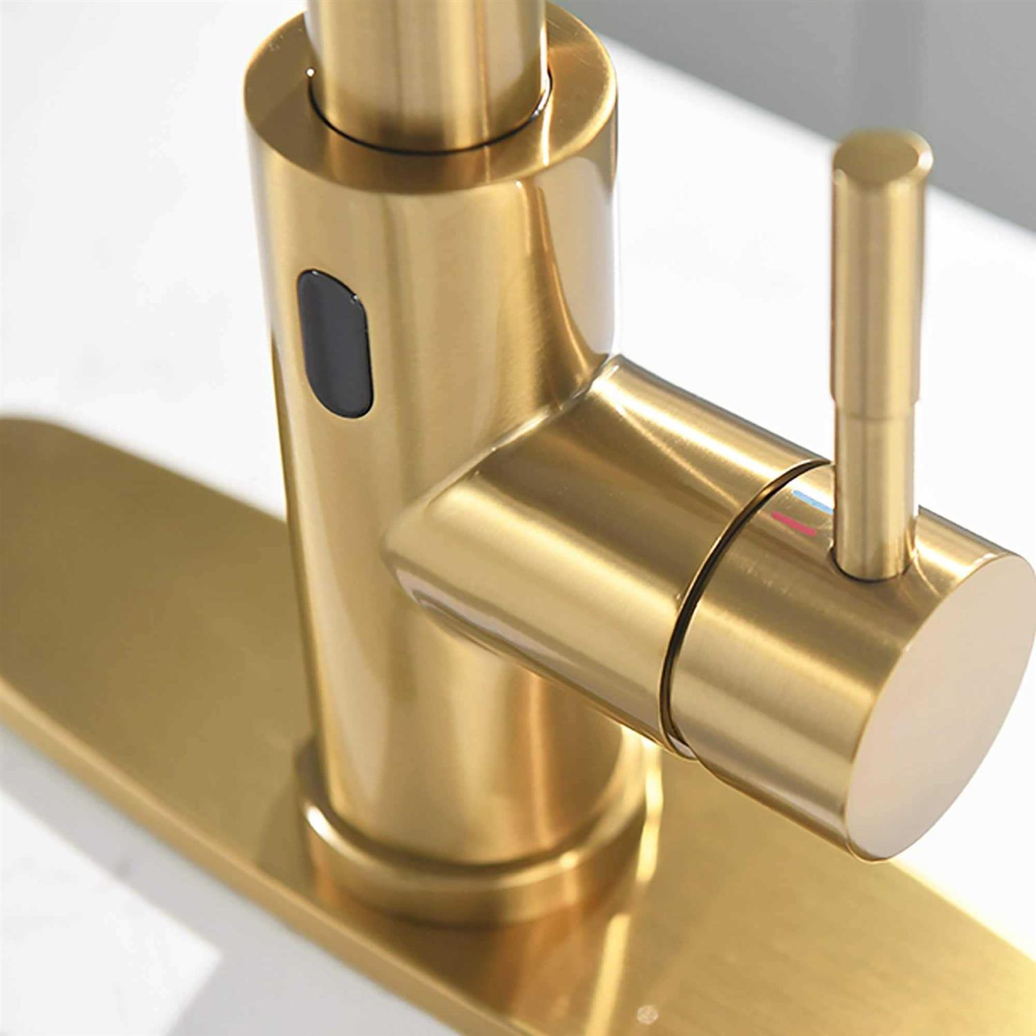 Touchless Stainless Steel 2-Function Pull-out Kitchen Sink Faucet