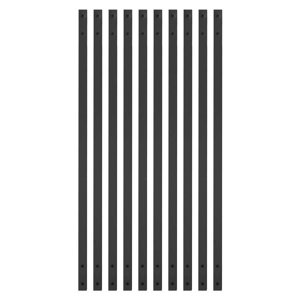 Deckorators 32 in. Black Aluminum Traditional Baluster