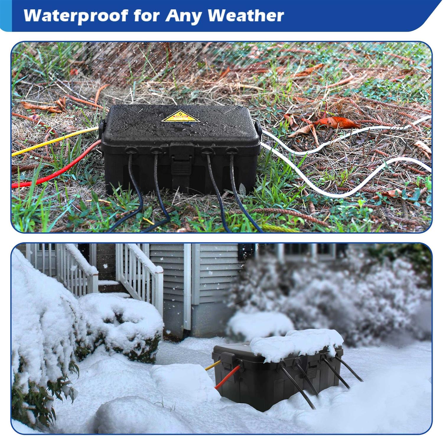 Outdoor Electrical Box Outdoor Outlet Covers Waterproof IP54 Level Weatherproof Outdoor Covers Protect Outlet