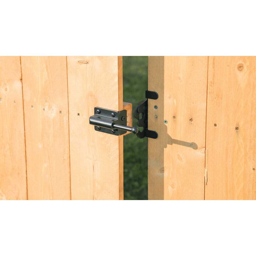 Barrette Outdoor Living Heavy-Duty 2-in Steel-painted Gate Latch 73002218