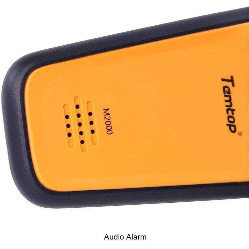 Temtop Air Quality Monitor Carbon Dioxide PM2.5 PM10 Formaldehyde Temperature Humidity Tester Indoor Outdoor Air Pollution Detector M2000