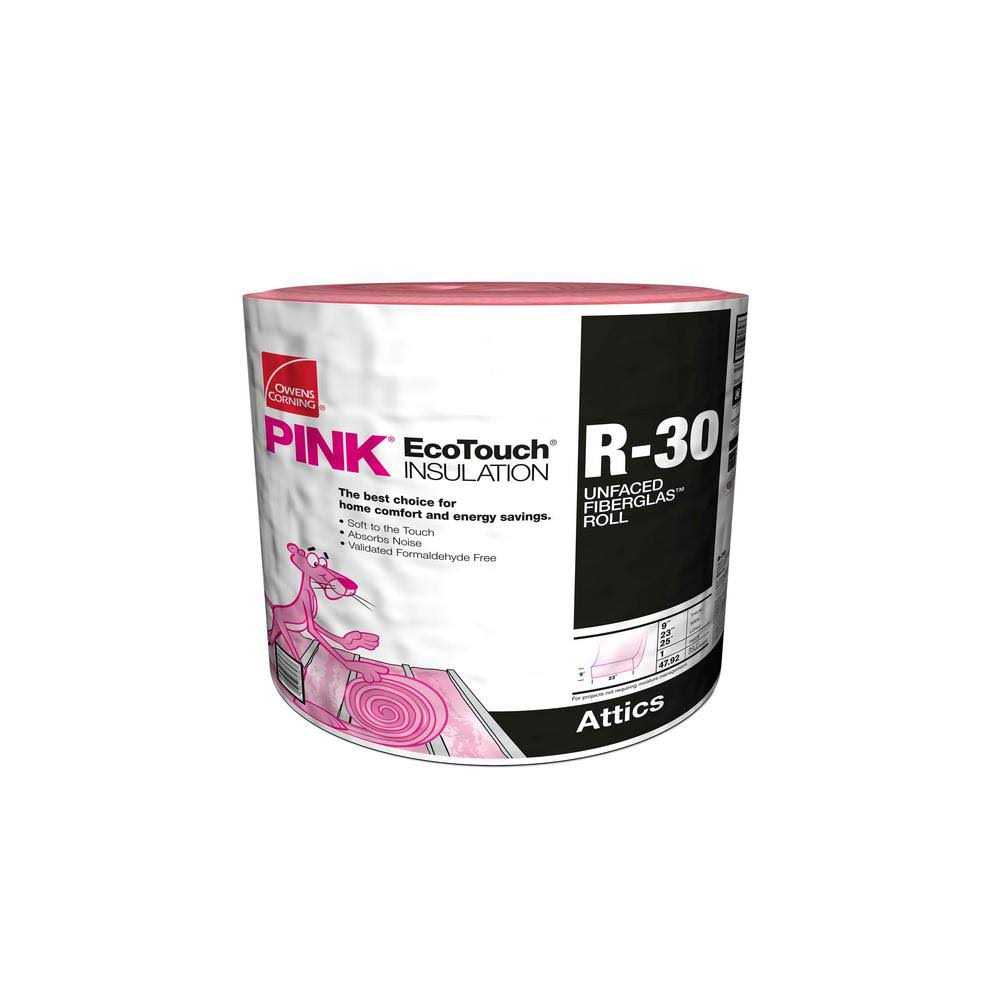 Owens Corning R 30 Unfaced Fiberglass Insulation Roll 23 in. x 25 ft