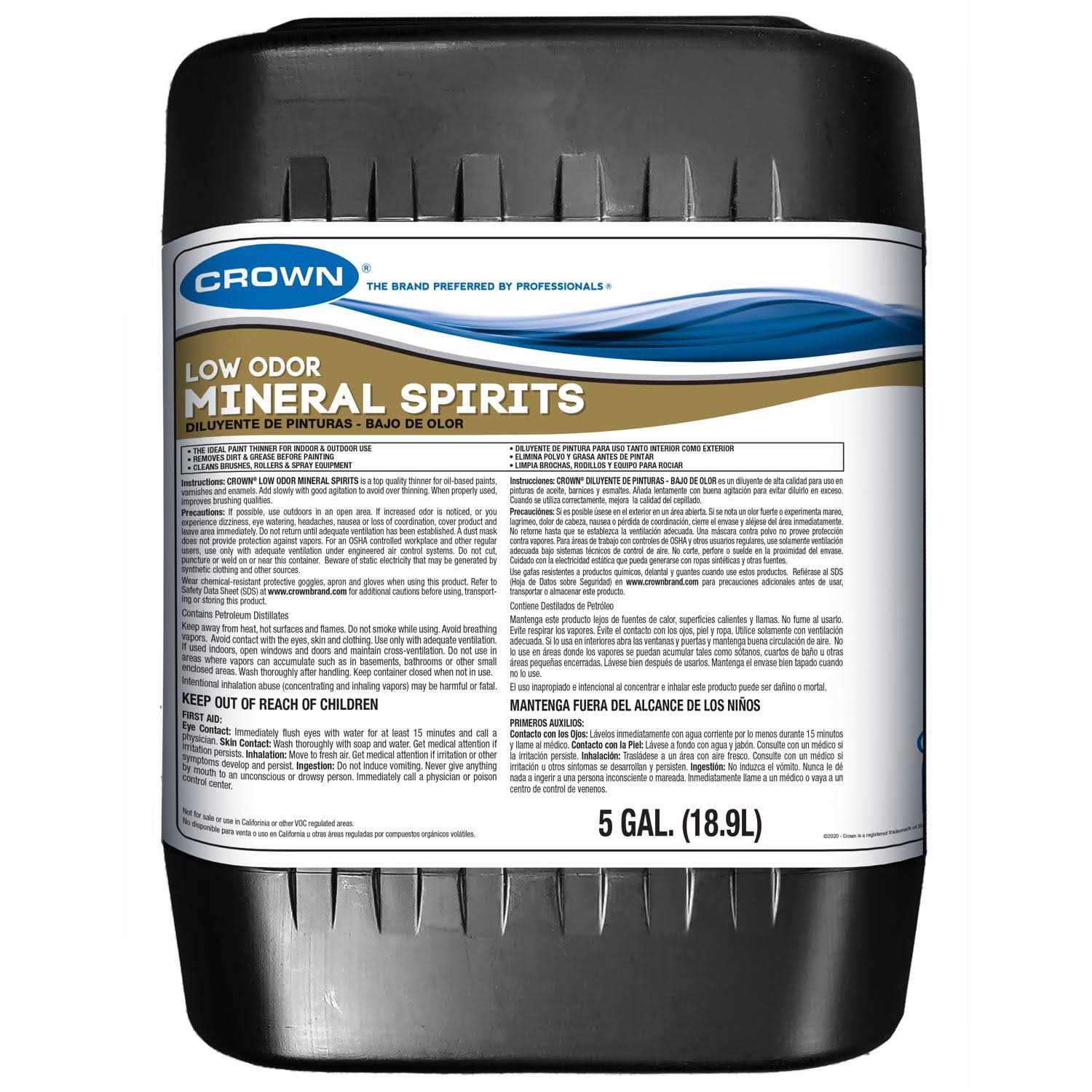 Crown Mineral Spirits 5 gal 1483692