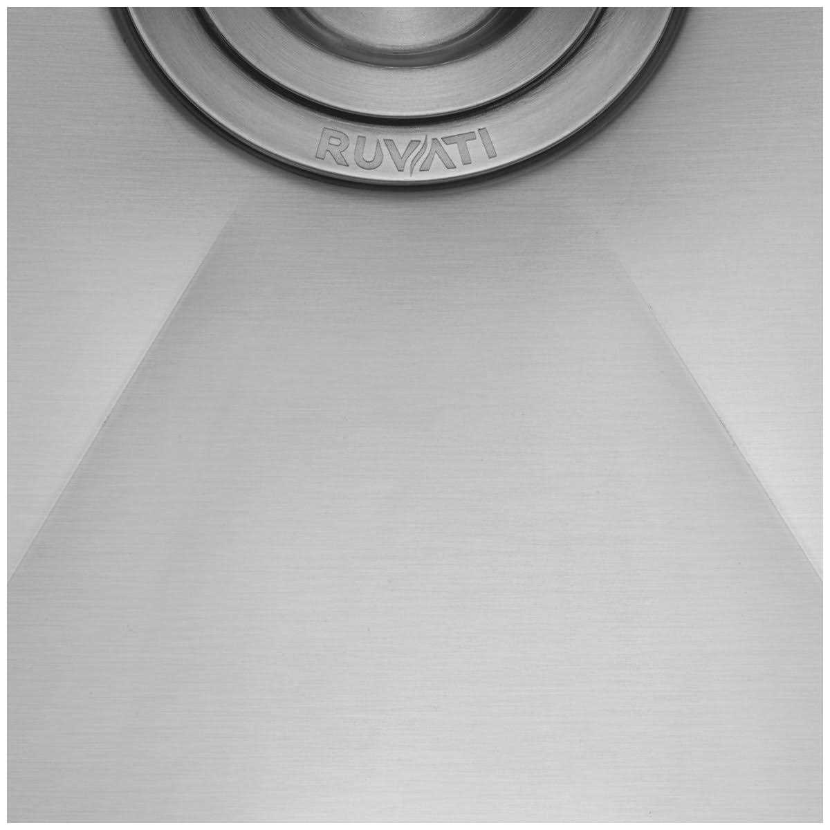 Ruvati 21-inch Undermount Tight Radius 16 Gauge Stainless Steel Bar Prep Kitchen Sink Single Bowl RVH7121